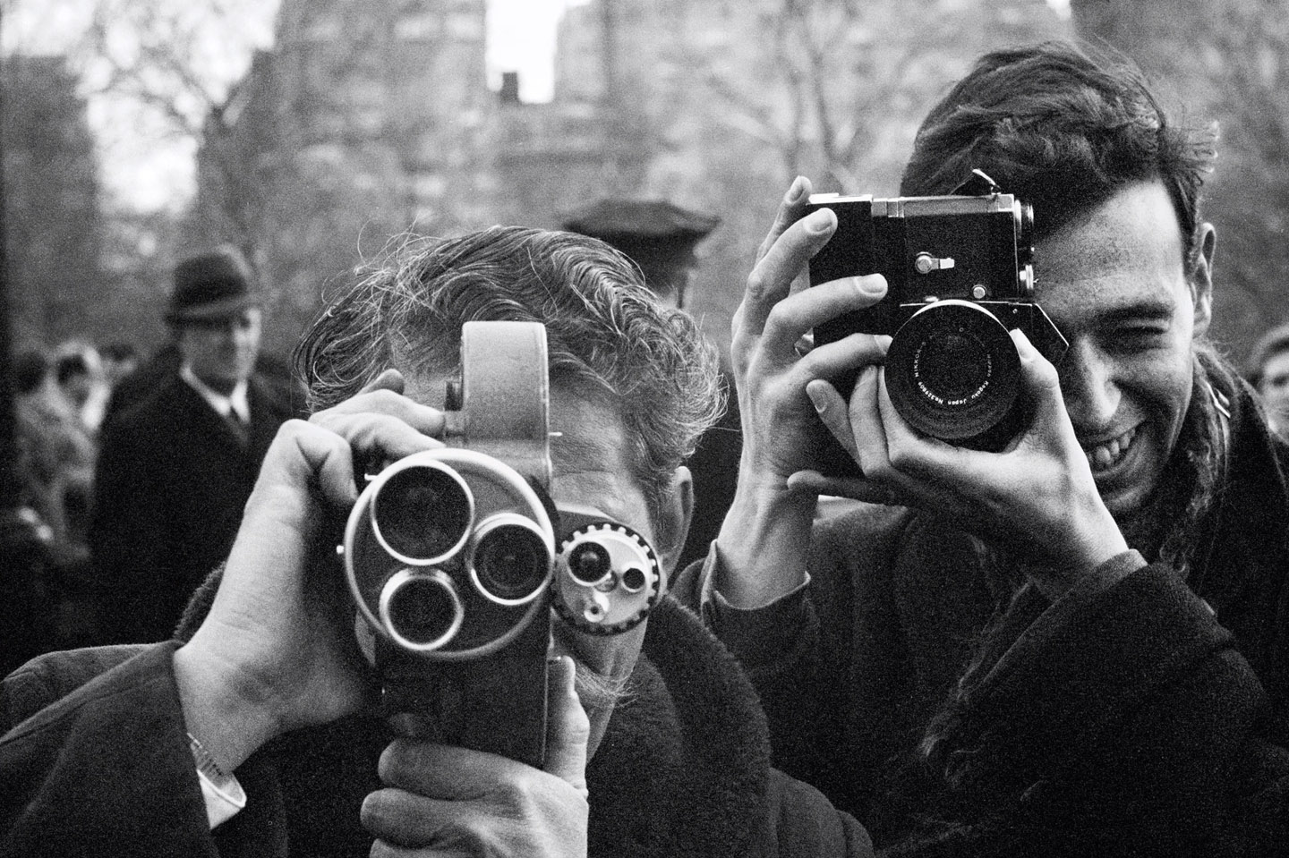 <p>Photographers in Central Park. New York, 1964. © 1964 Paul McCartney</p>