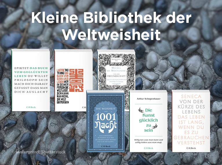 Werbung für die Reihe Kleine Bibliothek der Weltweisheit