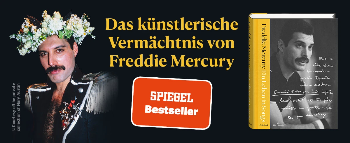 Banner für"ein Leben in Songe" von Freddie Mercury und Mary Austin