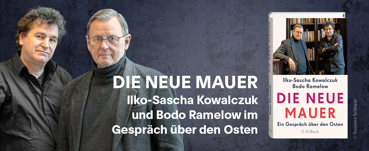 Werbebanner für das Buch "Die neue Mauer" von Ilko-Sascha Kowalczuk und Bodo Ramelow